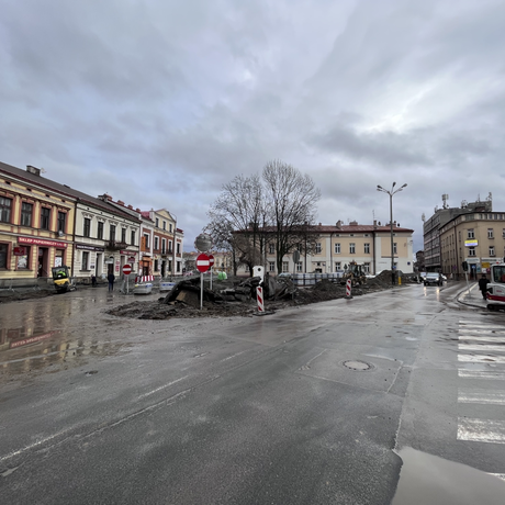 Budowa Rzeszowskiego Centrum Komunikacyjnego [styczeń 2023] - fot 15